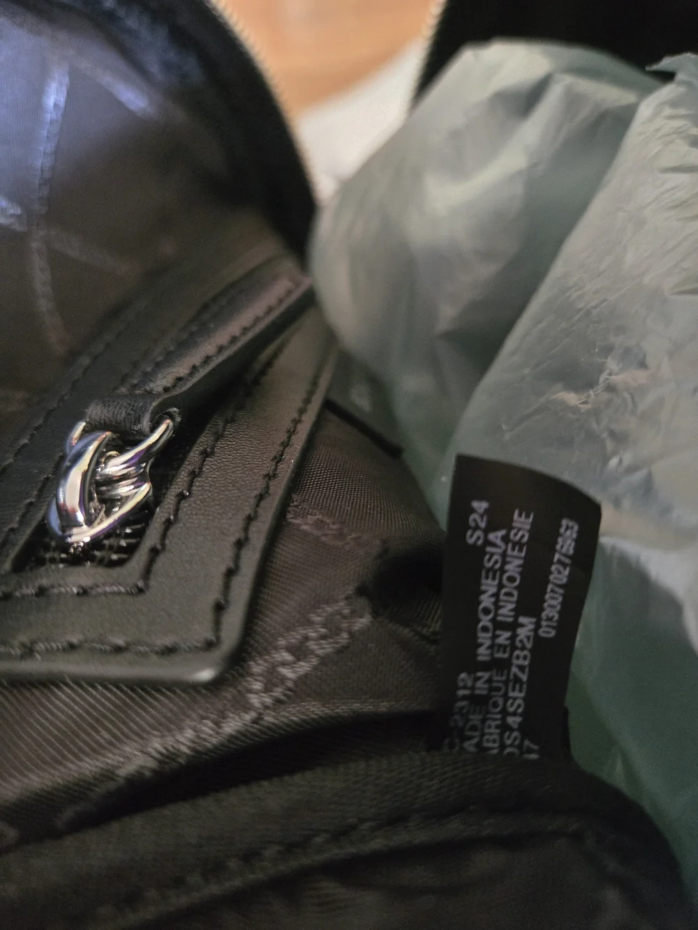 Michael Kors Silver Logo Mini Backpack